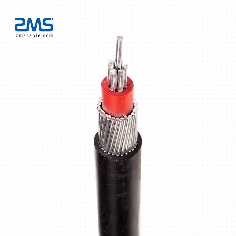Низкое напряжение 600/1000 в алюминиевый проводник концентрический провод/концентрический кабель