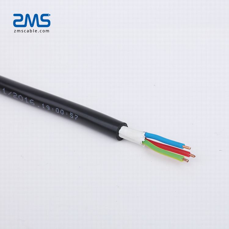 low voltage copper conductor pvc insulation and sheath power cable 3×2.5mm2 3x4mm2 3x6mm2 3x10mm2