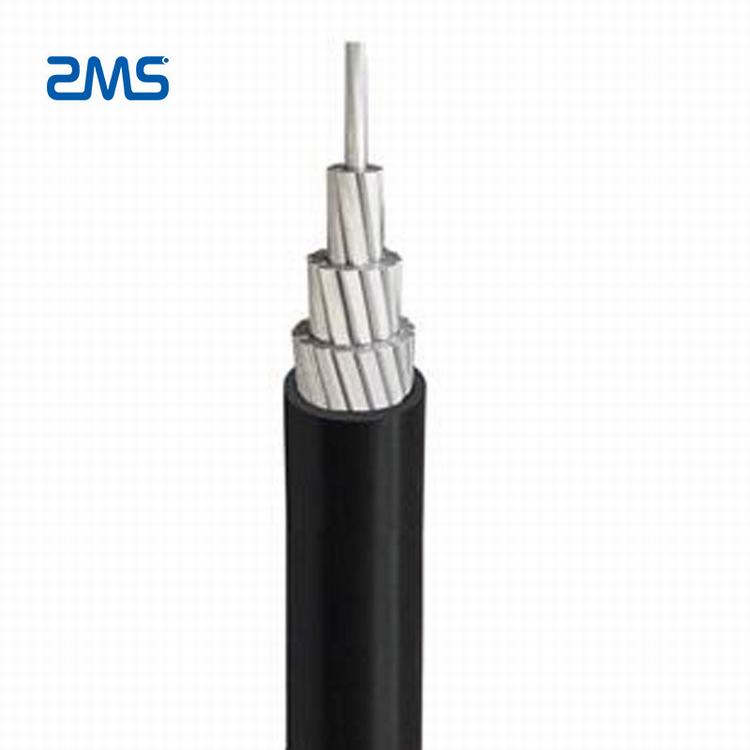 Lage spanningen 0.6/1kv elektrische aluminium eenfase abc kabel 1x16mm 25mm 35mm