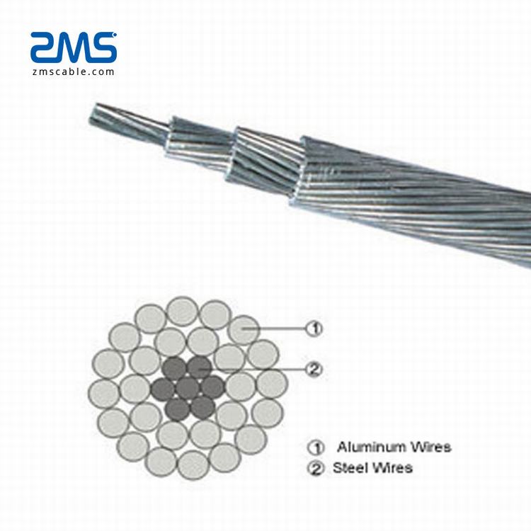 Стальной Основной алюминиевый многожильный провод поддерживающий алюминиевый многожильный воздушный провод ACSR