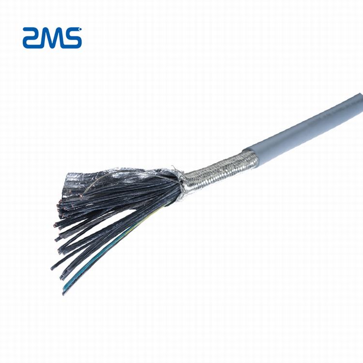 Cable del acelerador negro control de chaqueta 24 de núcleo de 1.5mm2 2.5mm2 4mm2 6mm2 alarma de seguridad cable de control
