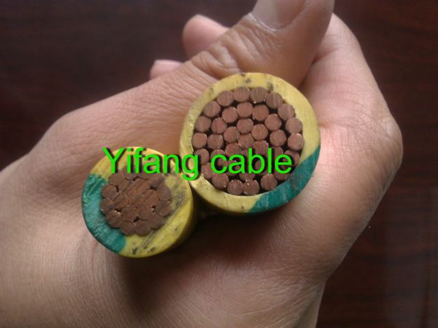 120 150 185mm2 pvc insulated earth grounding cable