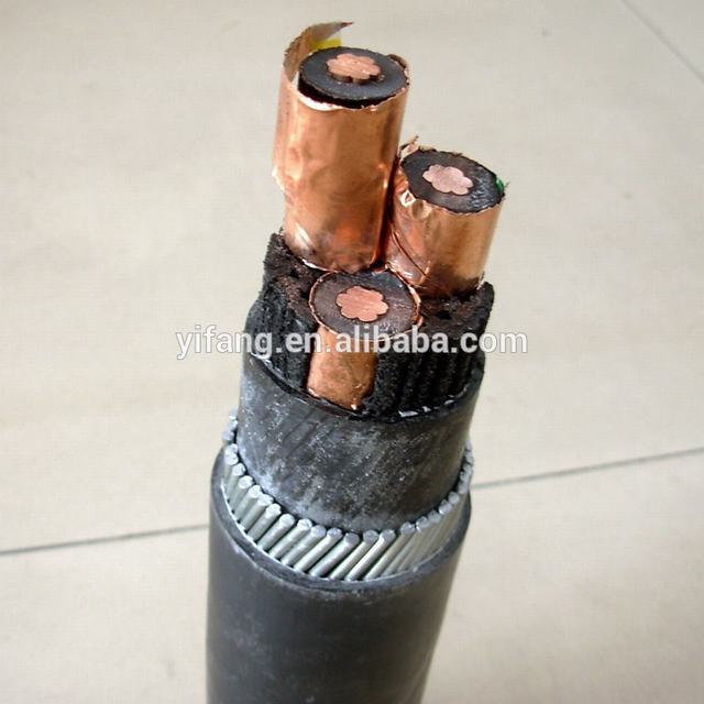 18/20KV 18/30KV Copper XLPE Insulated MV Power Cable 3x240mm/3x150mm