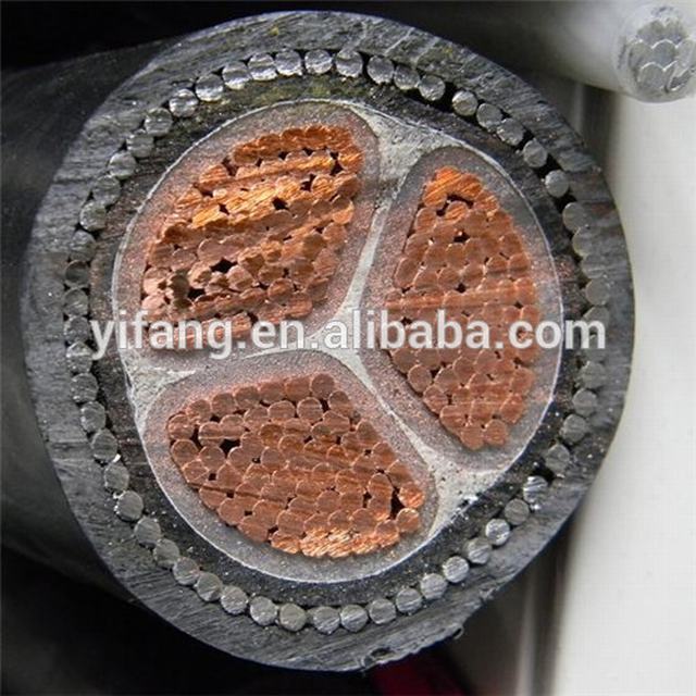 2017 CU/AL/XLPE /PVC Insulated Power Cable Low voltage SWA Steel Wire Armored Cable