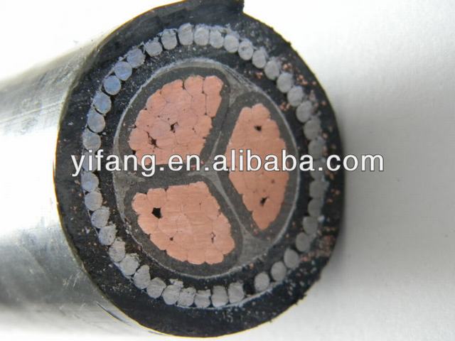 3.3kv SWA armoured mains LV cable(3 CORE)
