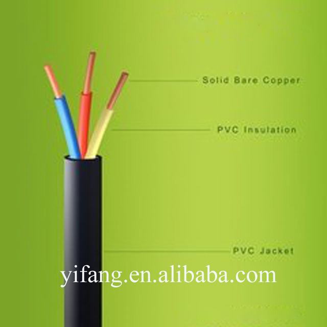 3 Core cable de cobre flexible