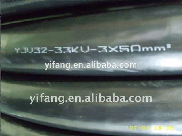 3X50mm2 33KV Copper Armoured Cable