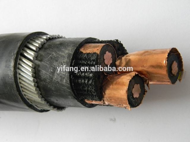 3X50mm2 XLPE Insulated copper conductor Submarine Cable