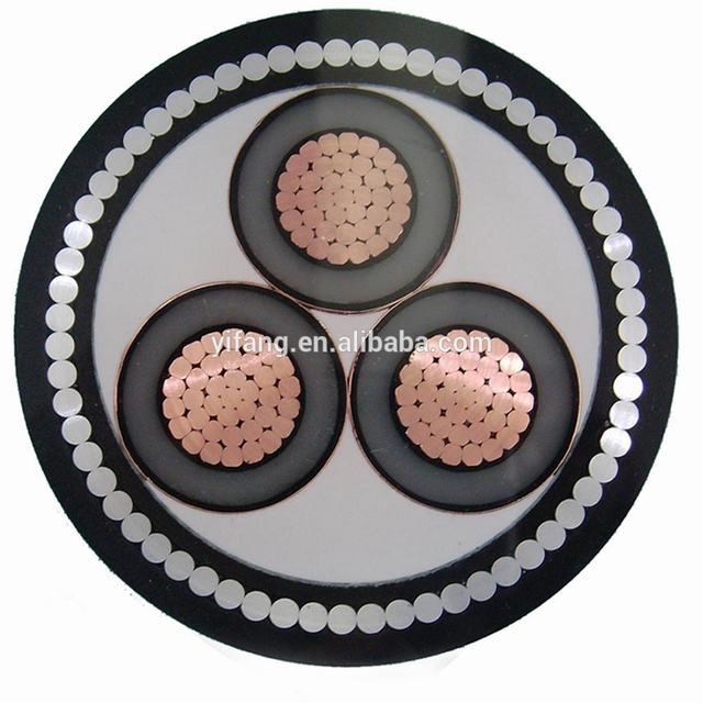 3x240mm Low Voltage Steel Tape Armored Copper Power Cable