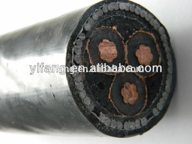 4/0 AWG Medium Voltage XLPE Insulated Power Cable N2XSEBY
