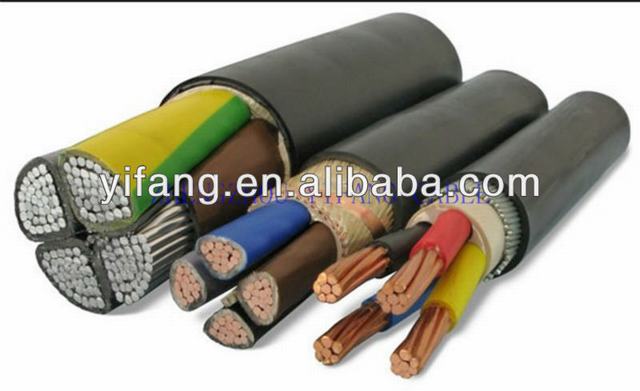 4*35mm ondergrondse elektrische koper vv voedingskabel nyy kabel