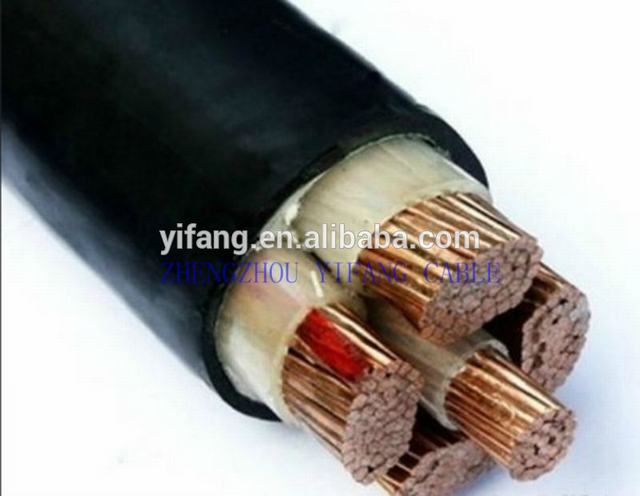 4 Phase Cores XLPE Insulated Lead Sheath Power Cable