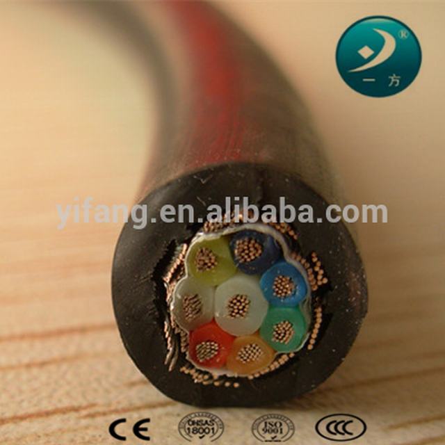 400Hz Airport Cables 7 cores With Concentric Copper Wire Shield