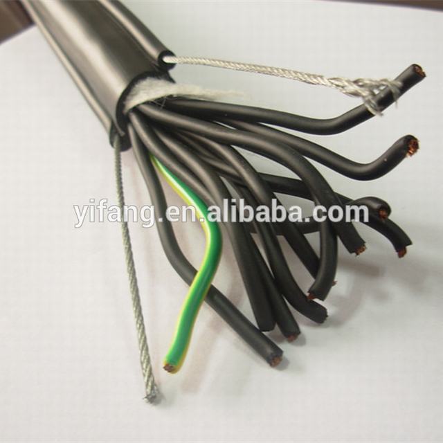 450/750 V XLPE vaina cable de control flexible, trenzado sheilded cable de control