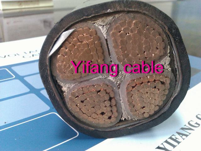 4x35mm2 XLPE insulated armoured power cable