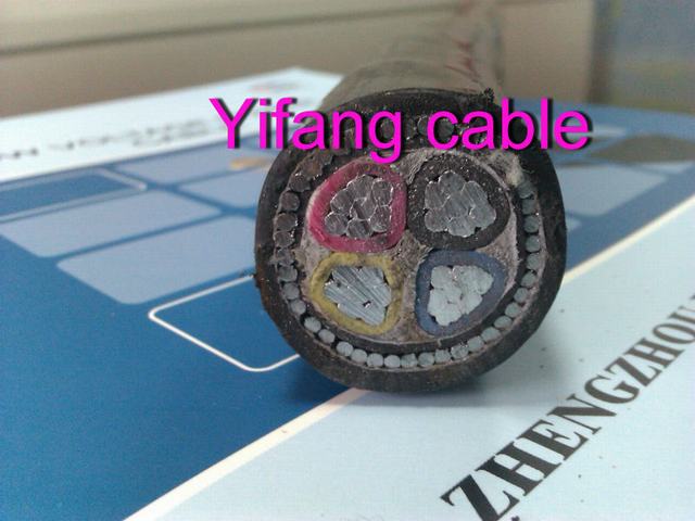 5x25mm2 XLPE insulated armoured power cable