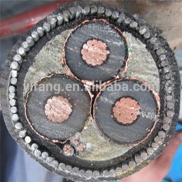 6/10 kV Power Cable for coal mining use 3 phase copper core 185 mmsq