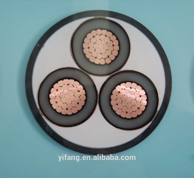 6/10 kv xlpe insulated 3core 300mm2 copper power cable