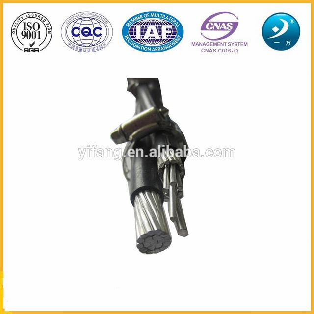AAAC mensajero neutral cable aéreo 16 + NA16 sqmm XLPE caai cable
