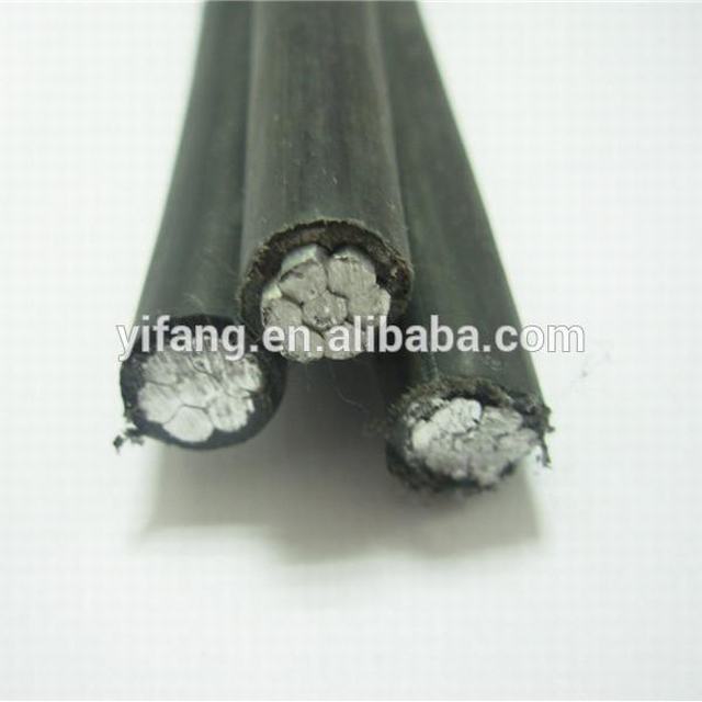 ABC Aluminium conductor hdpe ( xlpe ) insulated overhead power cable ( twisted or parallel )
