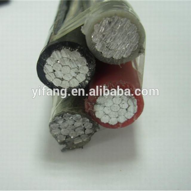ABC kabel Overhead kabel 3x25 mm2 kabel dibundel Udara + 54.6 mm2 + 16 mm2