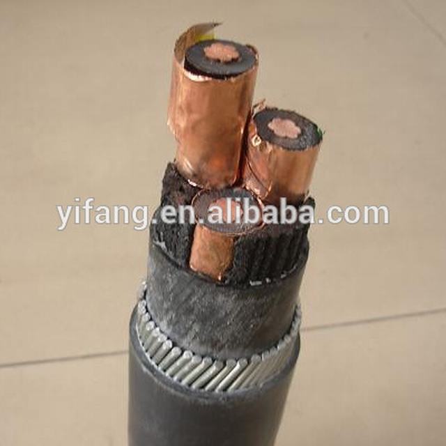 AL Cu/XLPE/SWA/AWA/STA/PVC Copper xlpe armored cable 11kv 33kv Medium voltage cable