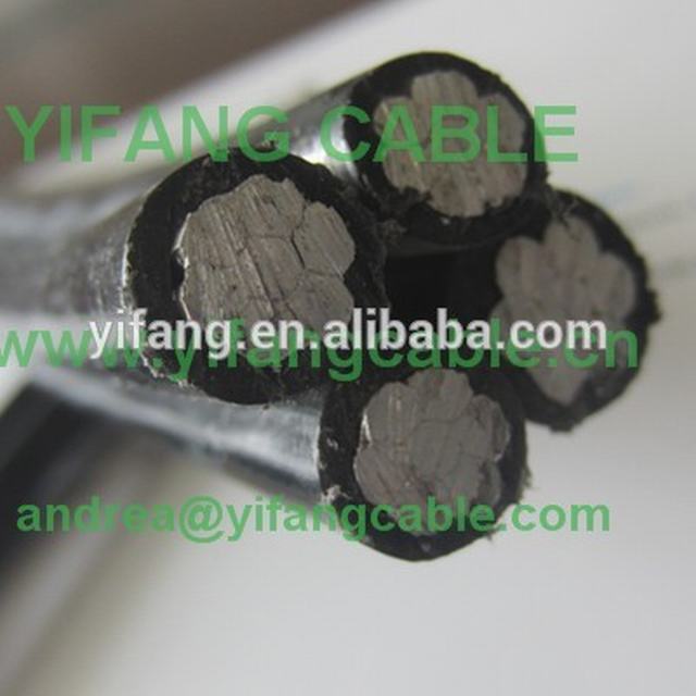 Alluminio cavo bt preassemblati 3x95+54.6 mm2