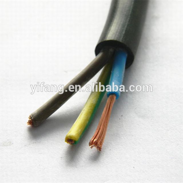 Koper Multi Core PVC Geïsoleerde Flexibele Elektrische Draad Kabel