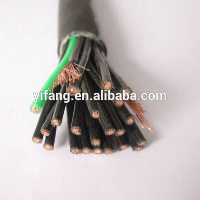 Copper conductor multicore flexible cable