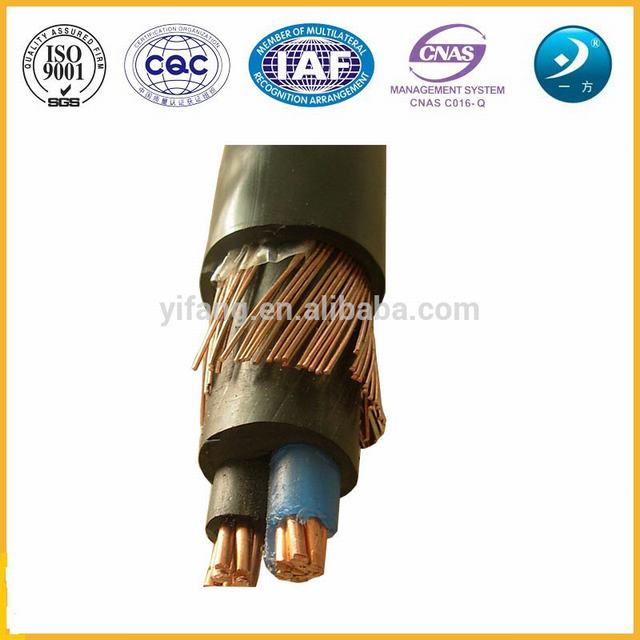 Copper xlpe insulated concentric neutral cable