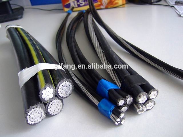 Duplex-, Triplex- und Quadruplex-Aluminium-Service-Drop-ABC-Kabel