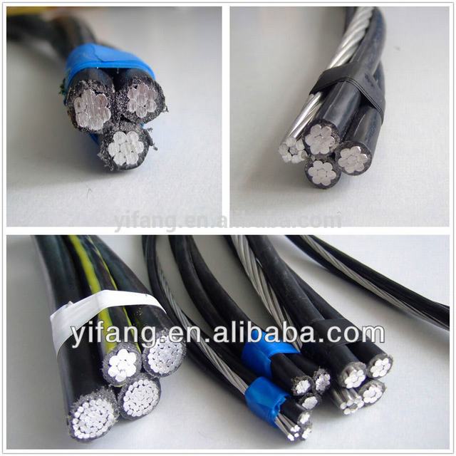 Dyke Quadruplex Aluminum Conductor 600V URD cable service drop cable