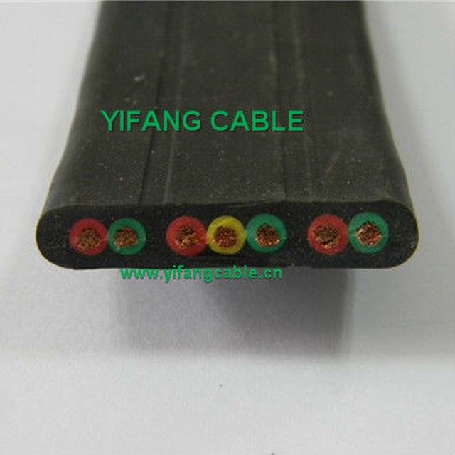 H07VVH6-F VDE-CE-Standard-PVC-Isolations-Flachheber Trave-Kabel