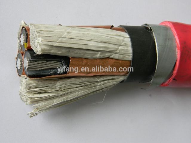 Nóng bán tại Mông Cổ, yjlv22 cáp điện 6/10 kv 3*240 3*185 dây dẫn nhôm cách điện XLPE bọc thép cáp điện