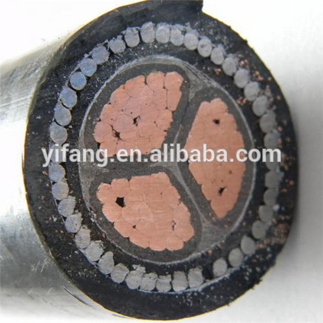 Niederspannungs-Kupferleiter XLPE-Isolierung PVC-Mantel-Stromkabel