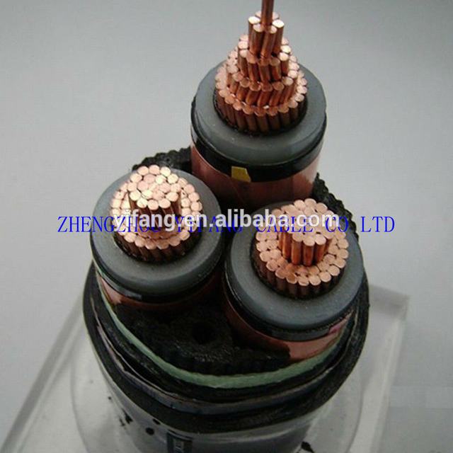 N2XSY 6/10KV Copper Conductor XLPE Insulated 3*95mm2 Power cable