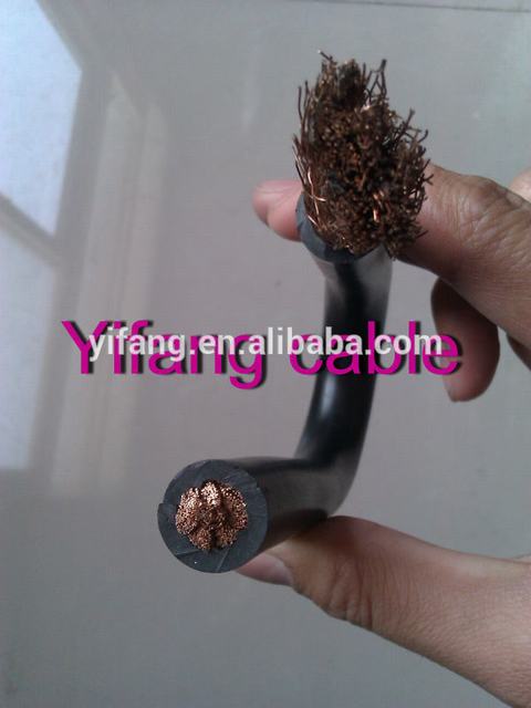 Aislamiento de PVC cable flexible de soldadura 70mm 95mm 120mm 150mm