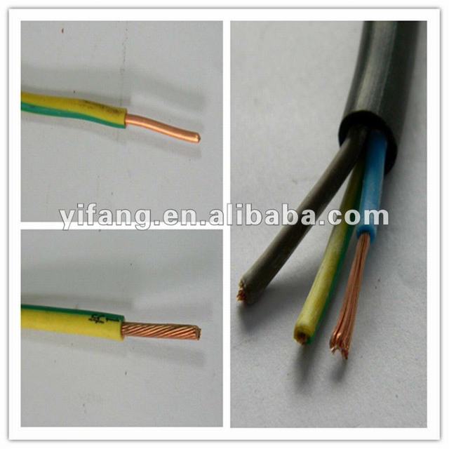 PVC insulated cable wire with IEC60228 standard