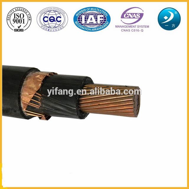 Single core XLPE insulated cables with PVC sheath 18/30KV Medium Voltage Power Cable