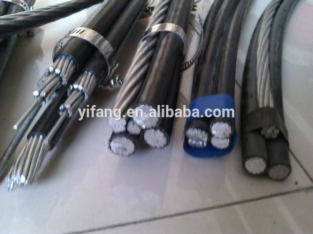 Hochwertiges Untertage-Aluminium-Duplex-Triplex-Quadruplex-AWG-ABC-Kabel