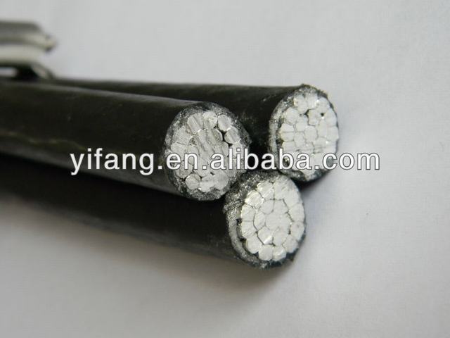 Triplex Conductor 600V Secondary Type URD cable Aluminum Conductor ABC cable