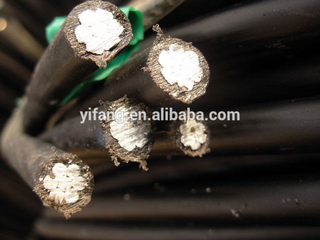 Triplex Service Drop Alumiunm Conductors AAAC 6201 Alloy Neutral ABC cable