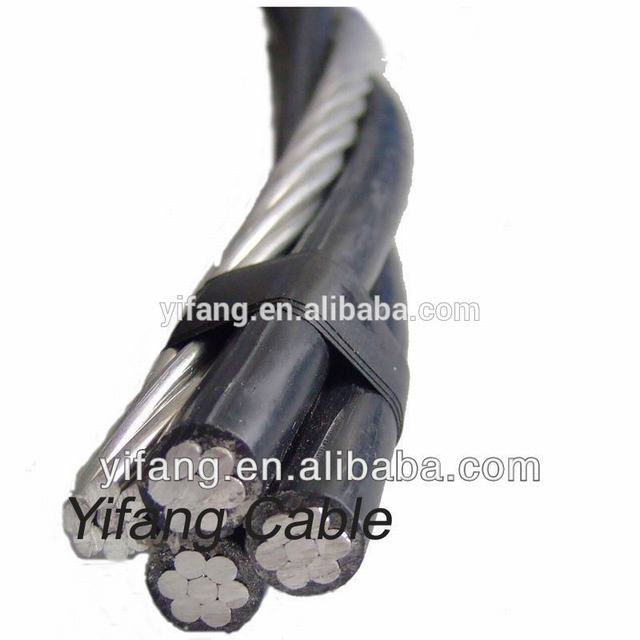 XLPE Terisolasi Kabel Bundel Udara 3*70mm + 50mm ABC Kabel aksesoris