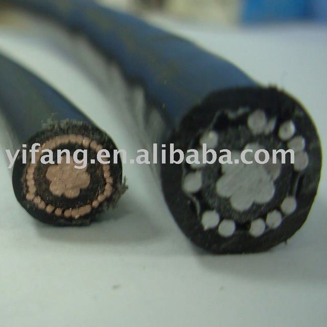 aluminium atau tembaga kabel konsentris 
