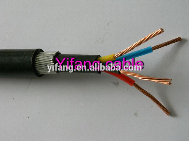 copper conductor 4x35mm2 xlpe insulated power cable