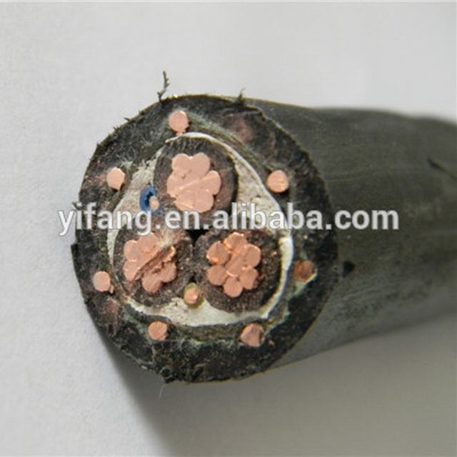 copper conductor XLPE insulated PVC sheath concentric cable Duplex service Drop cable