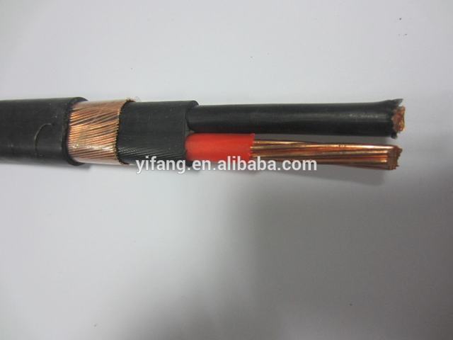 copper or aluminum 2 Cores Electric Cable