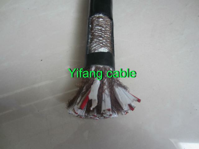 kaleng kawat tembaga mengepang terlindung kabel instrumentasi 
