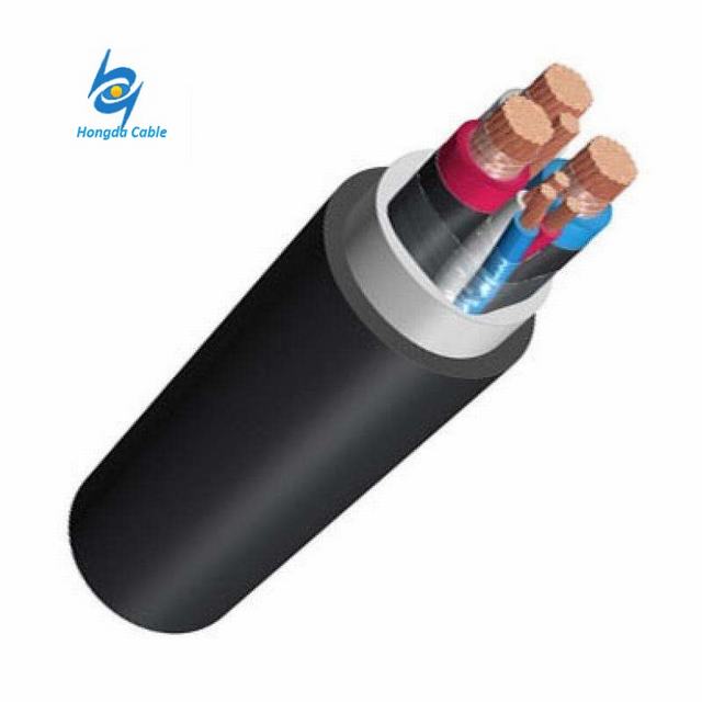 0.6/1KV-36KV xlpe insulated SWA armored PVC sheath AL/CU FRLS electric power cable with lighting wire