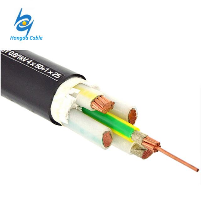 0.6 / 1KV Low Voltage Type XLPE Cable N2XY 3 x 35 + 16mm